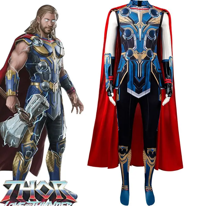 

Marvel peripheral movie Avengers series Thor personality creative cosplay Halloween tight clothes student performance costumes