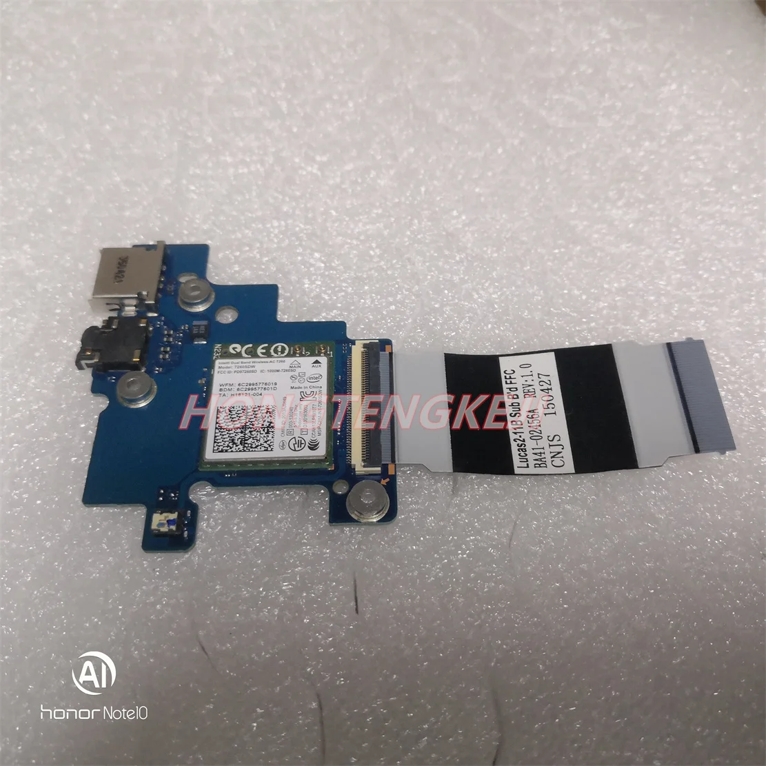 Utilizzato Per Samsung Chromebook 2 Xe500C12 Usb Audio Jack E Wi-Fi Pcb Ba41-02410A Test Ok