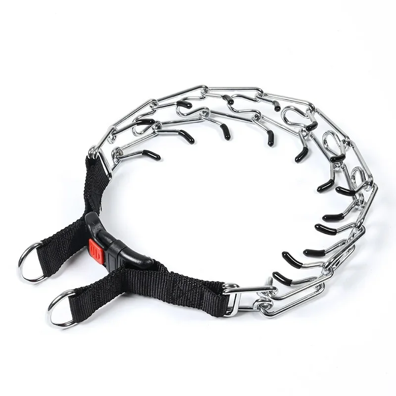 Metal Dog Anti Pull Training Collar Effective Pinch Dog Training