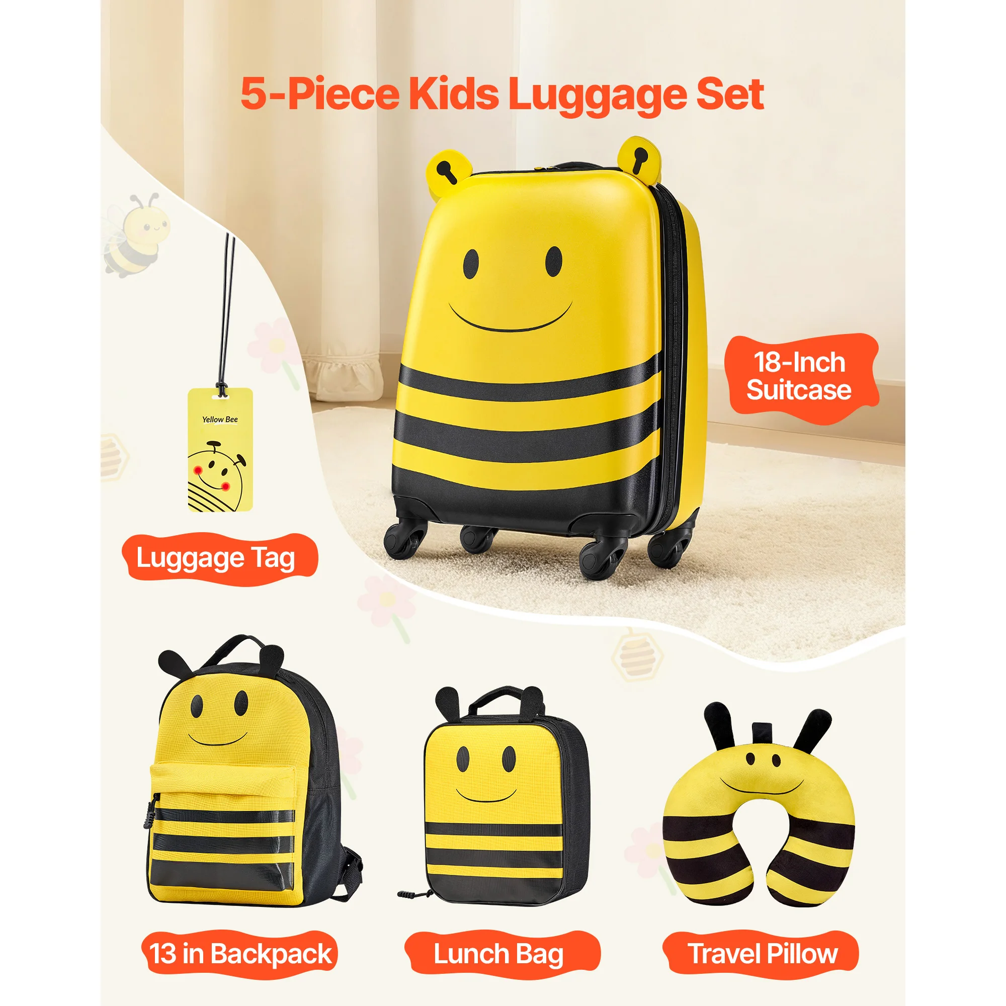 Bumblebee Luggage Set 2