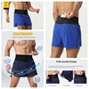 Running Shorts Men 2 In 1 Quick Dry Workout Training Fitness Jogging Multi-Pocket Gym Sports Shorts with Waist Pouch(No Liner) 5