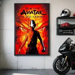 Avatar The Last Airbender Aang Fight Anime Art Waterproof Sticker - Self - Adhesive Wall Decor - 50x70cm No Frame (Z4)