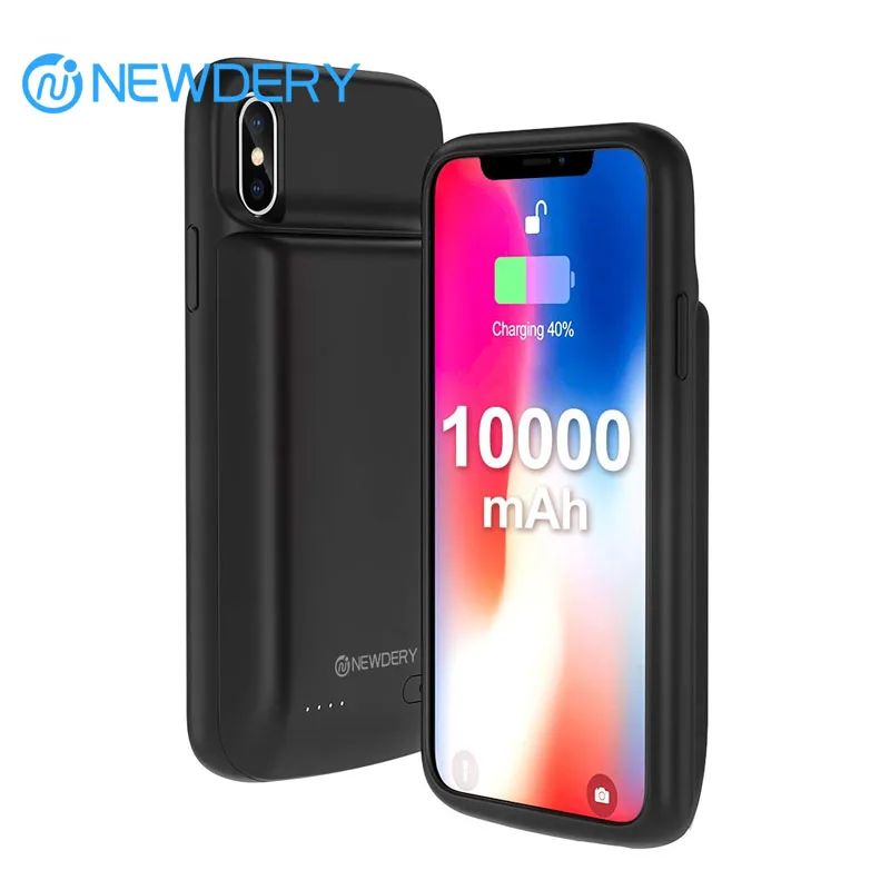 Newdery Battery Case For Iphone X Xs, 10000mah Charging Case For Iphone