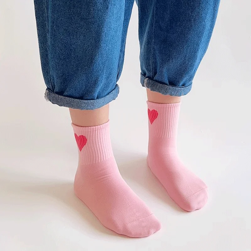 5Pairs 1-14Year Polyester Girl Mid-tube Socks Good Elasticity Wrinkle - Resistant Athletic Socks socks And Baby Heaters 2