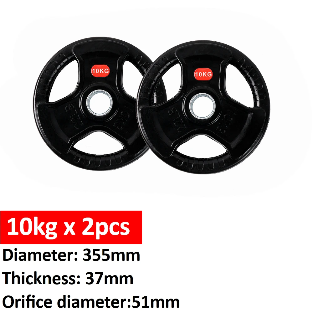 Discos para barra de pesas recubiertos de goma para gimnasio casa_voghion.com