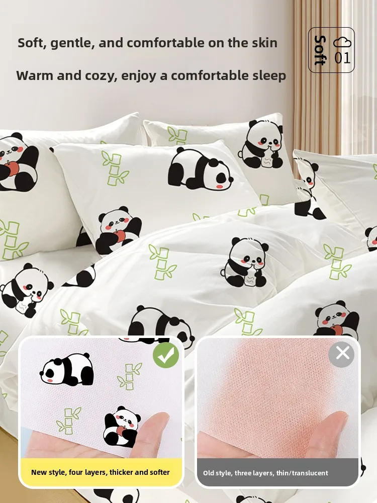 Thiened Travel S Bag Single Double Person Dirt Resistant Hotel Disposable Bed eet Cover Pillow Case Quilt Set Four...