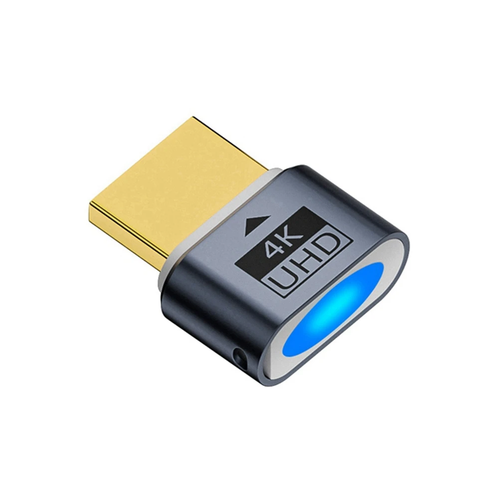 מתאם תצוגה ללא ראש ABUOVirtual HDTV 4K תומך ברזולוציה מרבית 1080P@60Hz/120Hz 4K@60Hz