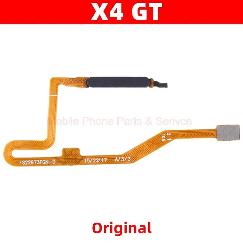 

Original Fingerprint Recognition Sensor Flex Cable For Poco X4 GT Power Button Key Fingerprint Flex Cable Replacement Parts