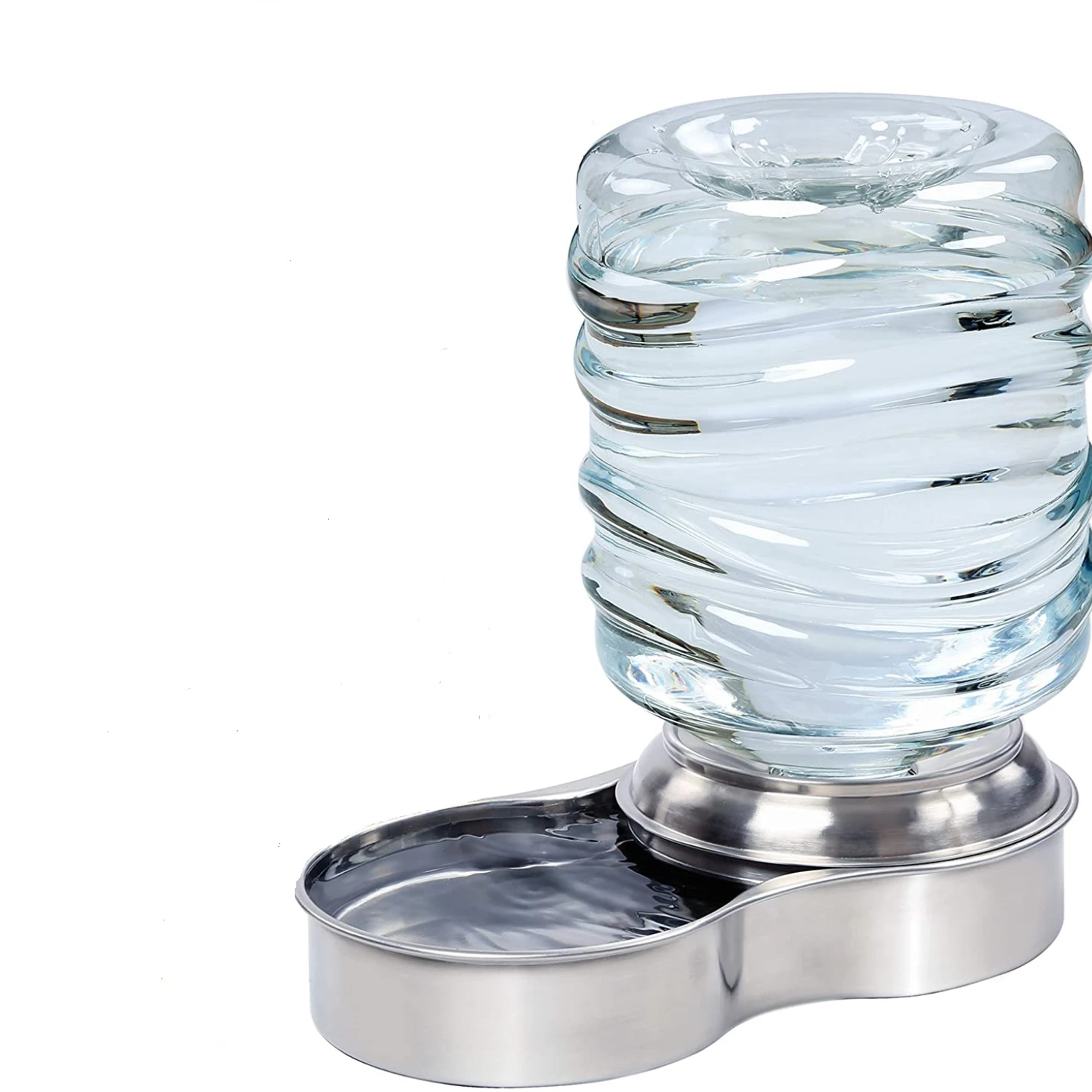 

3L drinking tray . bottle with non slip feet .automatic slow system keep stainless drinking tray.