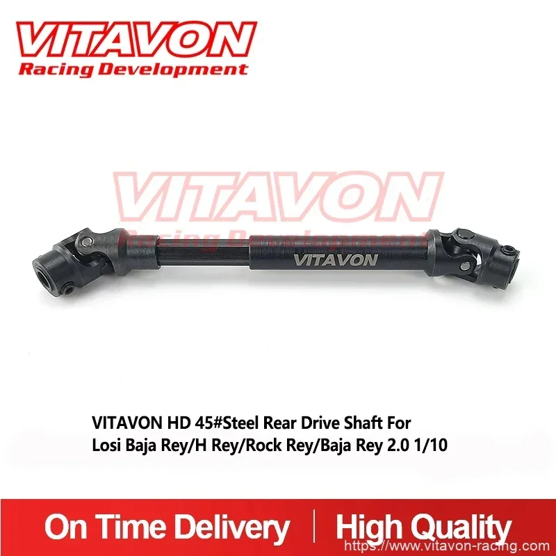 Vitavon Hd 45 # Albero Di Trasmissione Posteriore In Acciaio Per Losi Baja Rey/H Rey/Rock Rey/Baja Rey 2.0 1/10