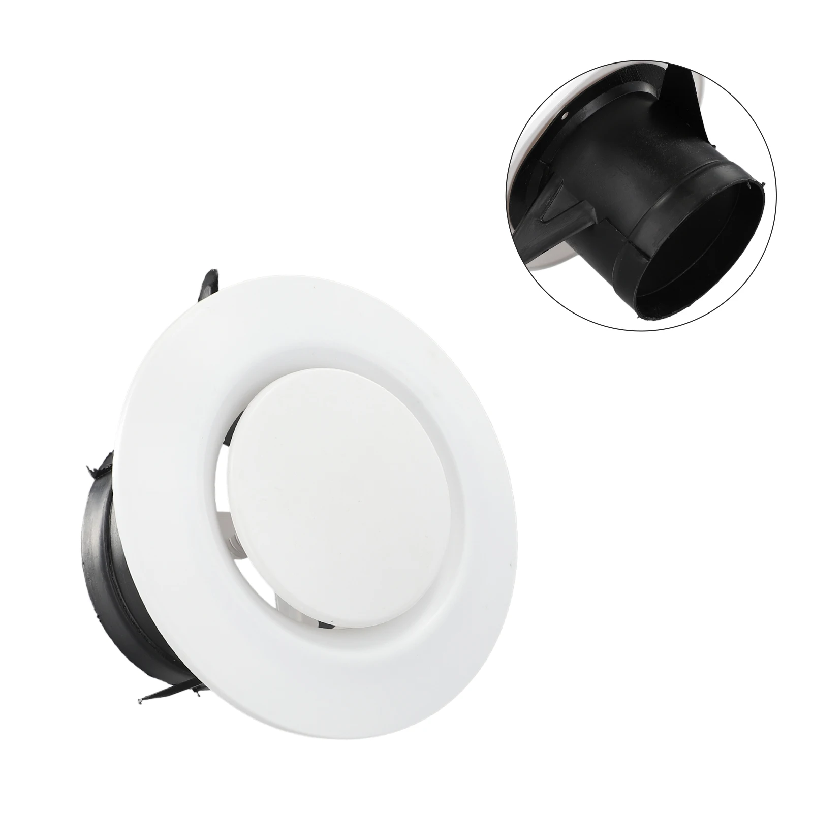 ABS Tuyere Ceiling Air Supply Mountable HOT AIR Vent Grille Cover Easy Diffuser Adjustable Air Volume Exhaust Hood 1pc