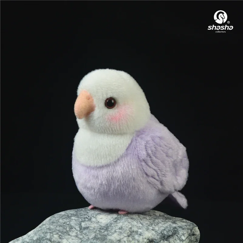 Chickadee 귀여운 플러시 참새 새 가슴 플러시 장난감 실물 같은 동물 시뮬레이션 인형 선물 Cockatiel 앵무새 고 충실도