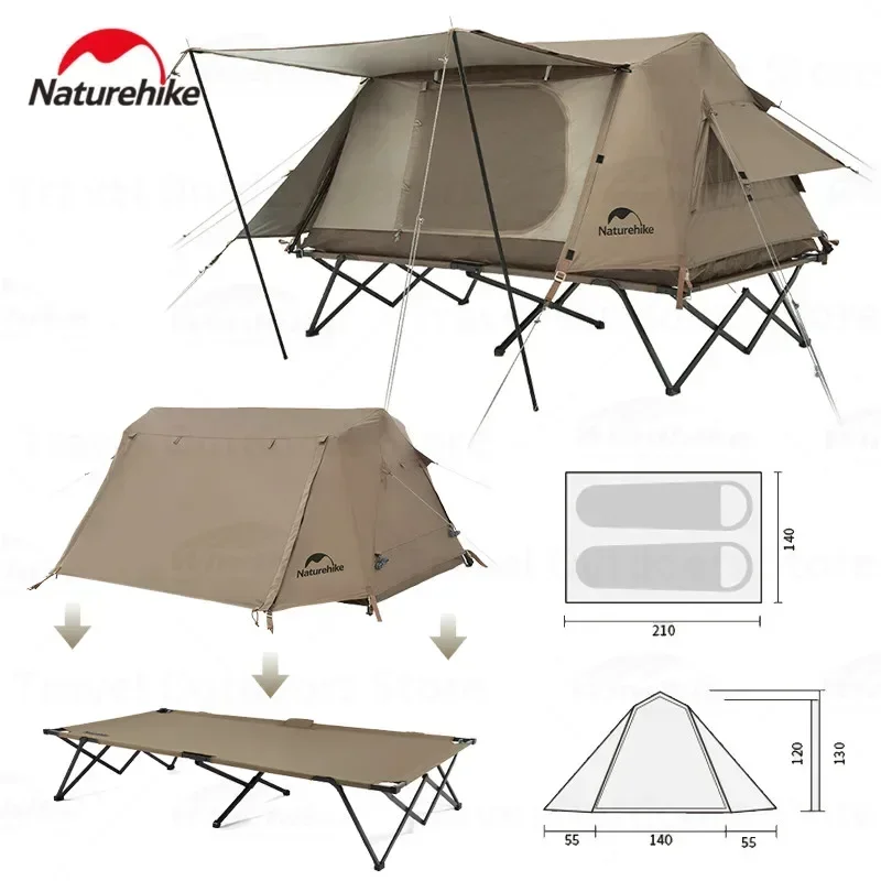 

Bushcraft Autocent Tent Bed Ultralight 2 People Folding House Luxury Outdoor Camping Waterproof Shelter Portable Beach Canopy