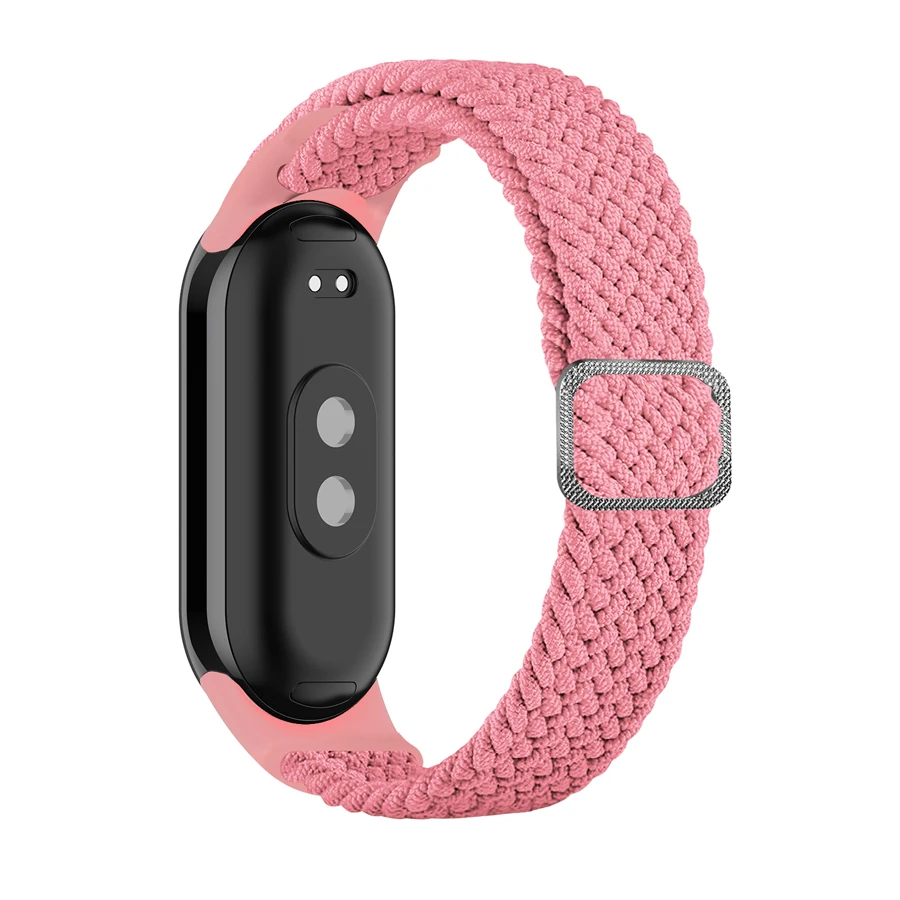 Elastic Nylon Braided Loop Adjustable Buckle Strap - Versatile Replacement Bracelet