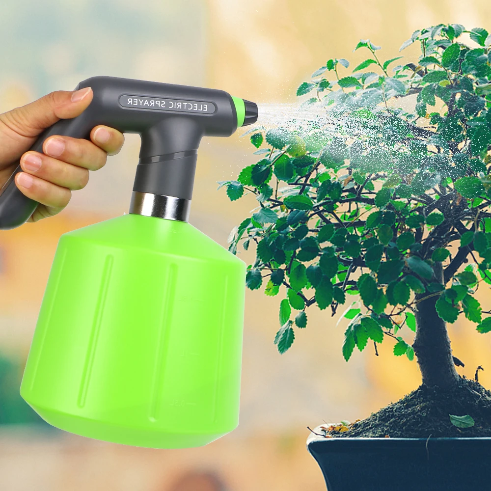 

Sterilization Car Wash Tool Water Sprayer 2L Electric Automatic Garden Watering Can Gardening Fogger Plant Mist Spray Bottle