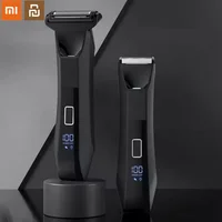 Xiaomi Youpin 2 IN 1 Painless Face Shaver Bikini Mens Body Trimmer IPX6 Waterproof Ball Trimmer Rechargeable Electric Shaver 1