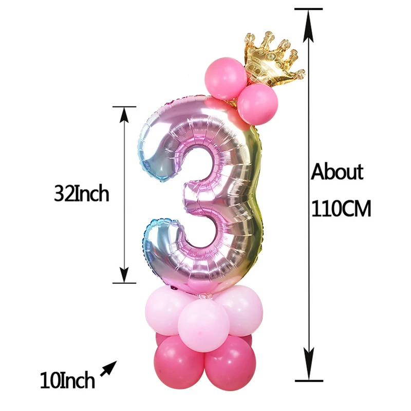 Geburtstagskarte Zum 13. Geburtstag Der Enkelin – Mit Herzballons, Regenbögen & Glitzerfolie, 157x230 Mm