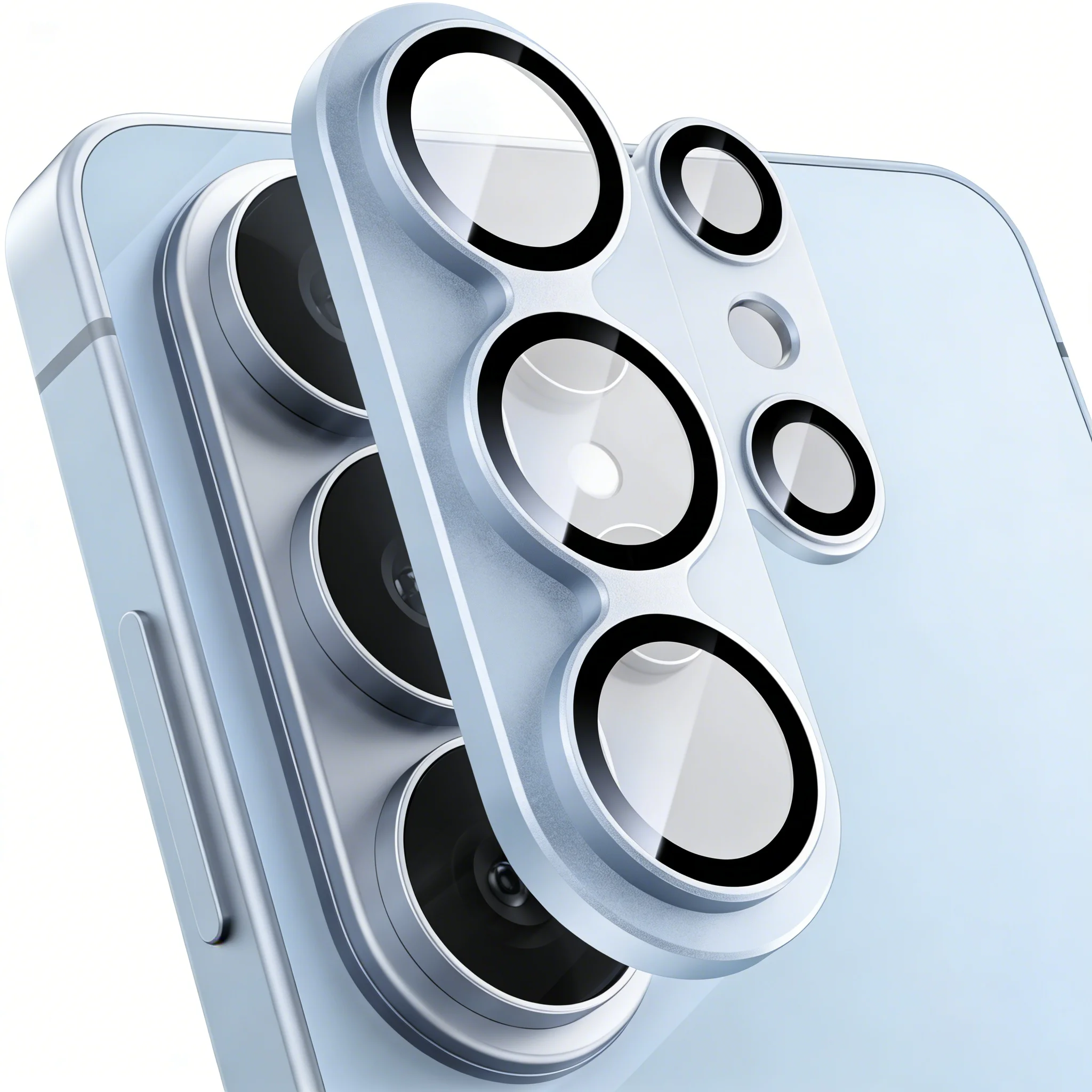 Metal Camera Lens Protector HD Glass Protector Film Cover
