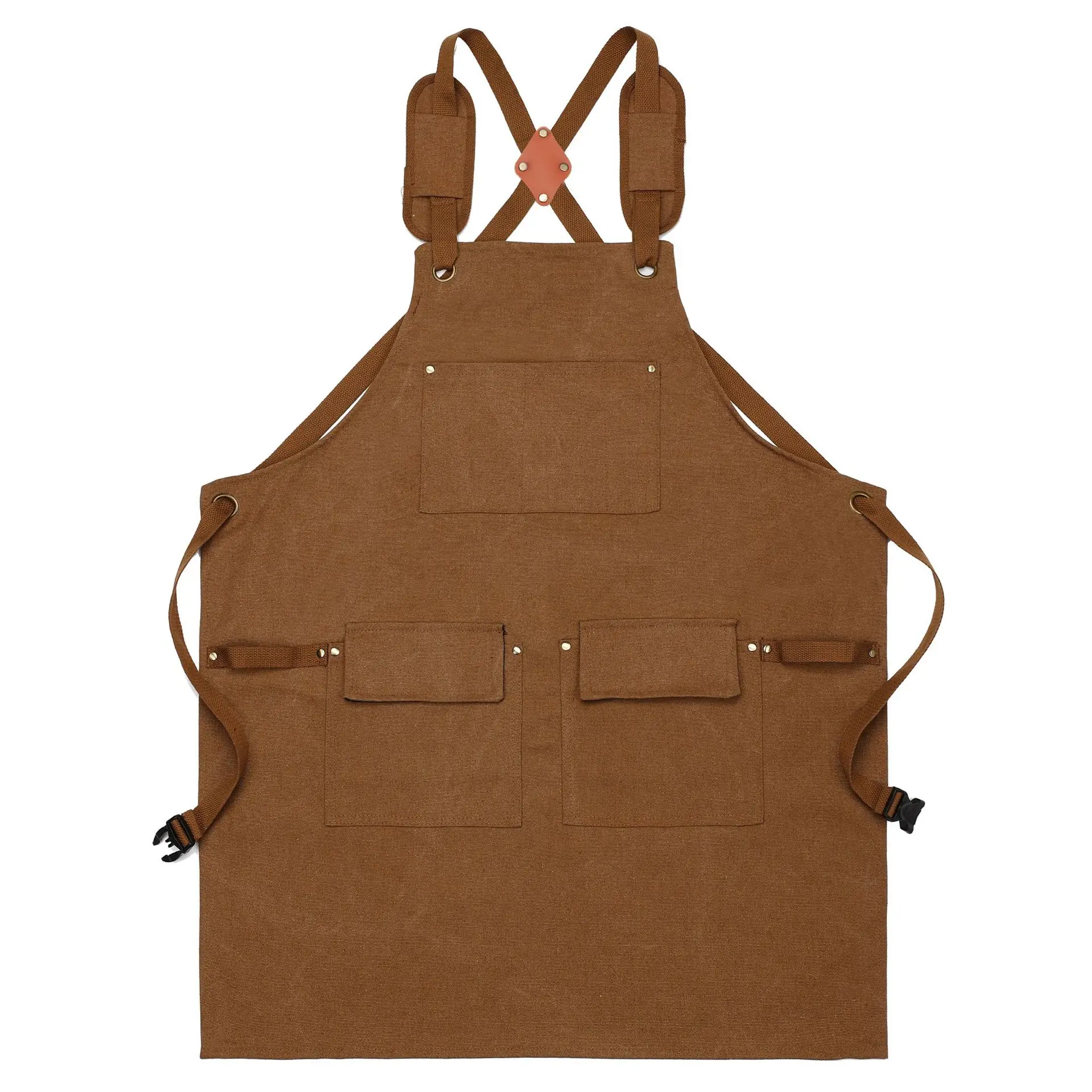 Cotton Canvas Summer Waterproof Apron Restaurant Store Kitchen Home Gardening Commercial Apron Apron