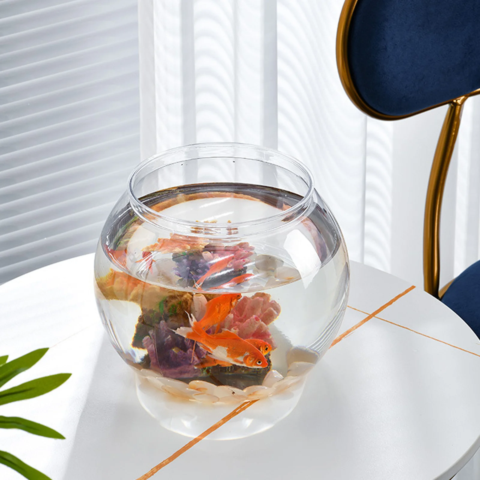 Glass Goldfish Bowl Office Large Plastic Flower Vase Centerpiece The Pet Tank Home Fishbowl