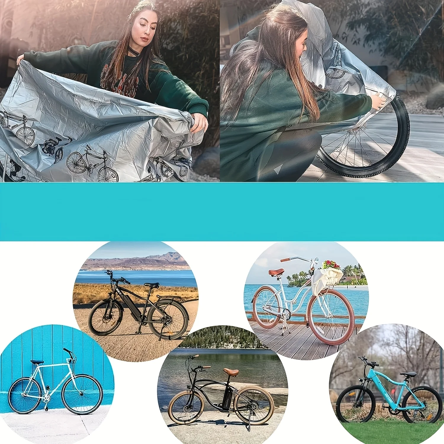 Waterproof Dustproof Bicycle Cover for All-Weather Protection