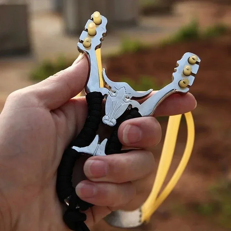 Chair Mechanisms Slingshot Metal Wood Grain Aiming Slingshot