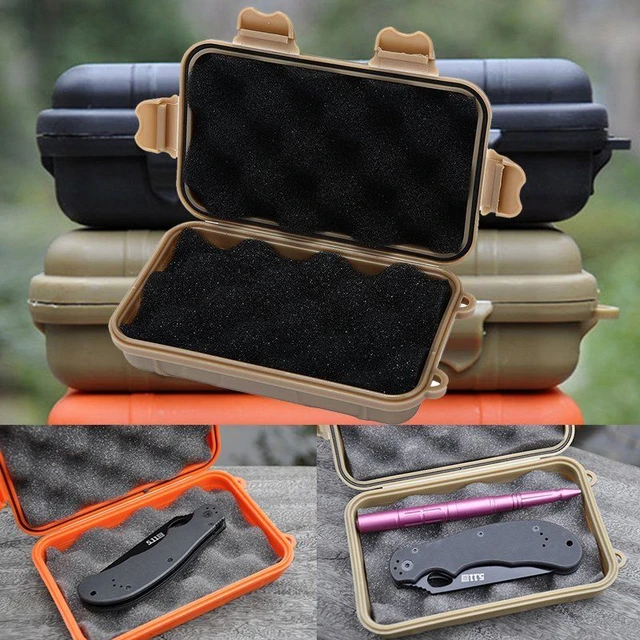 Compact Dry Storage Waterproof/ShockProof EDC Tool Box – Survival Cat