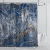 Marble Waterproof Shower Curtain Waterproof Shower Curtain for Bathroom Decor Printed Washable Shower Curtain with Hooks 2