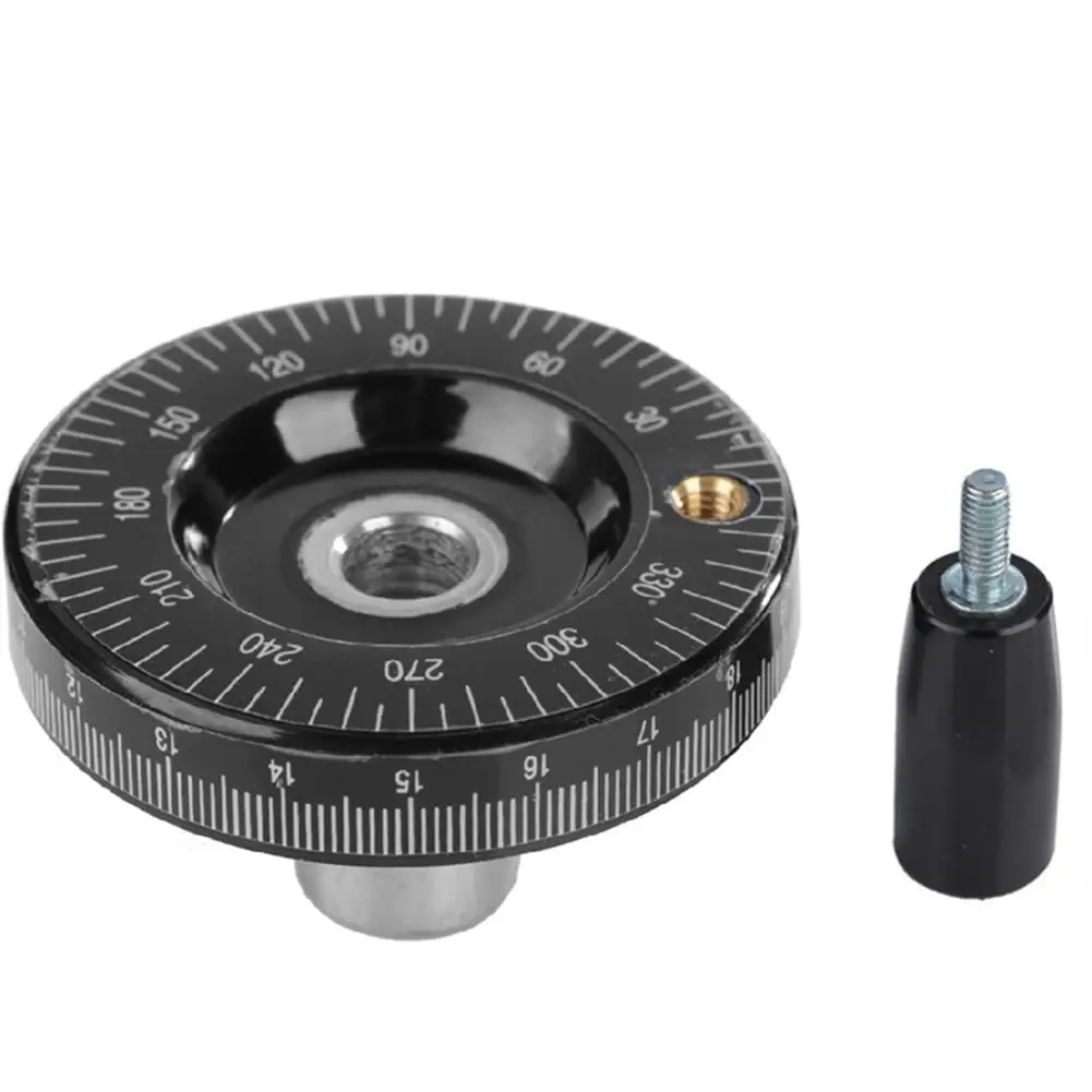 Handwheel Milling Machine With Angle Scale Durable Revolving Handle Hand Crank Replacement Lathes Milling Machine