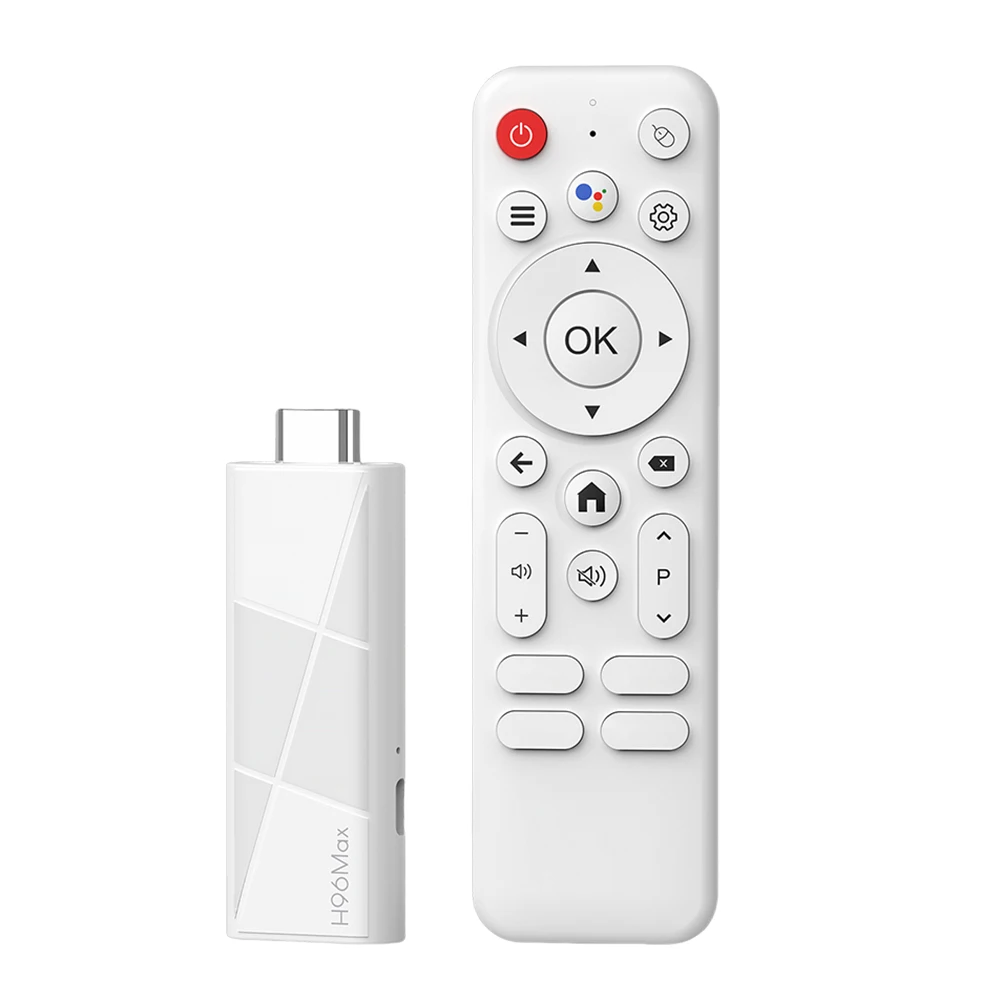 Mini TV Stick H96 MAX RK3518 Android 14 Smart TV Box 2GB 16GB Quad Core Wifi6 BT5.4 4K HD Google Voice Media Player Set Top Box