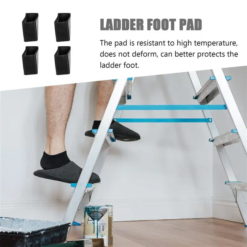 Ladder Feet Rubber Pads Covers Foot Pad Non Leg Step Protectors Capsfloor Protector Chair Furniture Extension