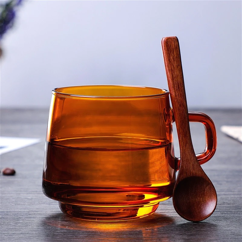 Colored Glass Coffee Mug 6