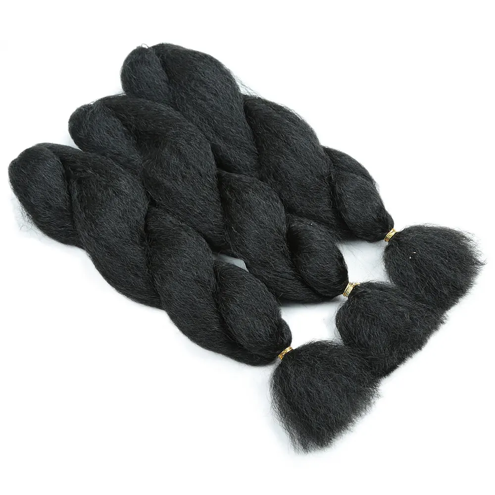 Synthetic Crochet Vixen Bundles 26 inch Kinky Straight Crochet Hair for Black Women Premium Synthetic Fibers Crochet Braids 4