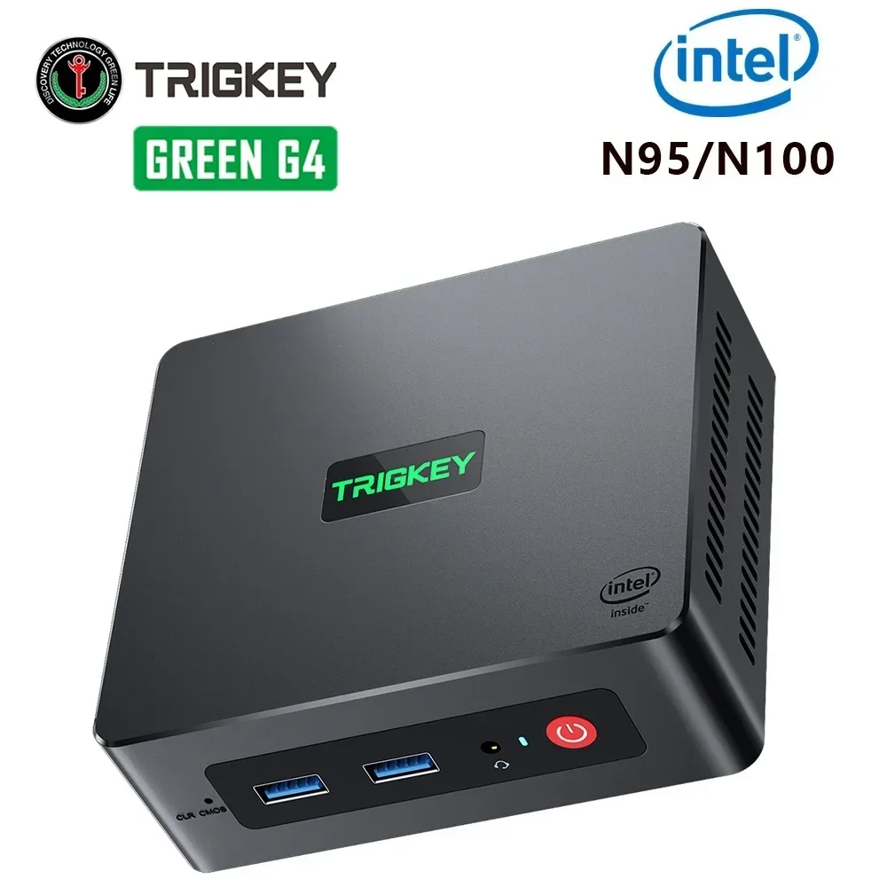 TRIGKEY Intel N95 N100 Mini PC DDR4 16GB SSD 500GB Windows 11 PRO AMD Ryzen  7 5800H WIFI6 BT5.2 Desktop Gaming Computer