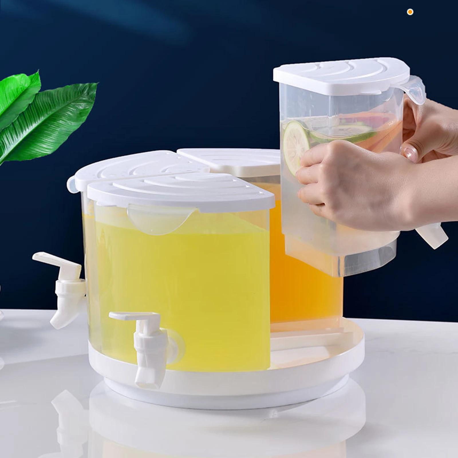 Bollore freddo per brocca per acqua fredda di grande capacà da 3,5 lri con rubinetto In frigorifero distributore di bevande ghiacciate frigorifero e rubinetto