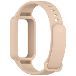 Sports Silicone Strap for Smart Band 9 Active - Watchband Bracelet Accessories (Pink)