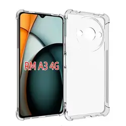 Shockproof Transparent Clear Phone Case, Soft TPU Back Cover - Redmi A3X