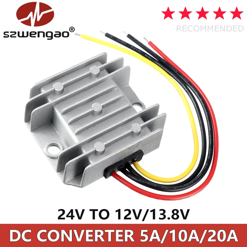 Convertidor DC Step Down 24V A 12V – 20-30A – Regulador Voltaje Universal
