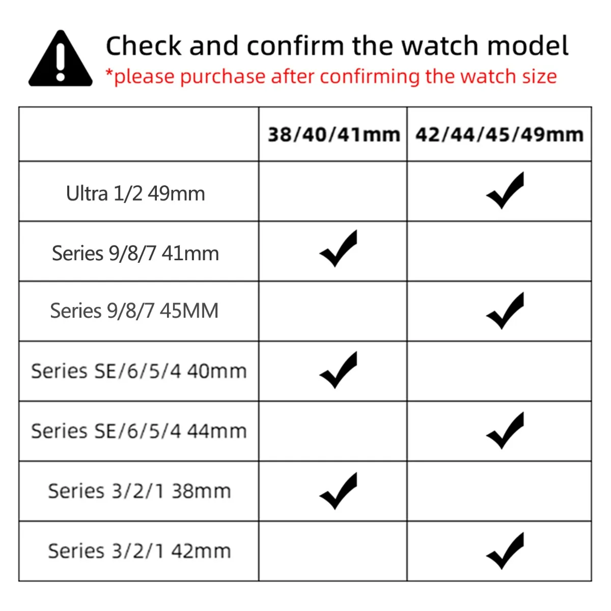 Cinturino per iWatch 42/44/45/49mm 38/40/41mm Cinturino per orologio alla moda e per il tempo libero per la serie Watch Ultra2 Se 9/8/7/6/5/4/3/2/1_voghion.com
