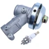 Gearbox Gear Head 28mm Diam Square Rod M10X1.25LH Brush Grass Cutter Trimmer Strimmer Lawn Mower with Spark 3