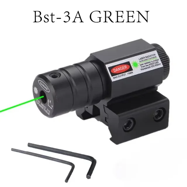 Mini Tactical Powerful Outdoor Laser Sight Accsesories with Extension Switch Green/Red Laser Metal Glock Hunting Tool