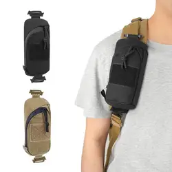 Tactical Tools Pocket Shoulder Strap Canvas Pack Mobile Phone Pouch Outdoor Sports Military Tackle Bag Hunting Equipment Storage