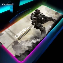 Call Of Duty 900X400mm Large RGB Mouse Pad Anime Gaming Mousepad LED Mause Pad Gamer Accessories Mouse Carpet PC Desk Mat Backli