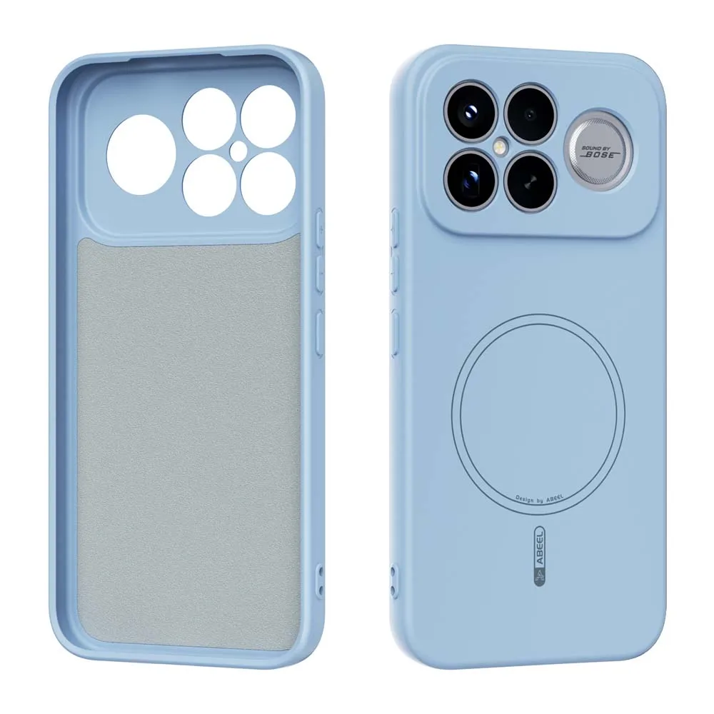 Magnetic Wireless Charging Liquid Silicone Shockproof Soft Case