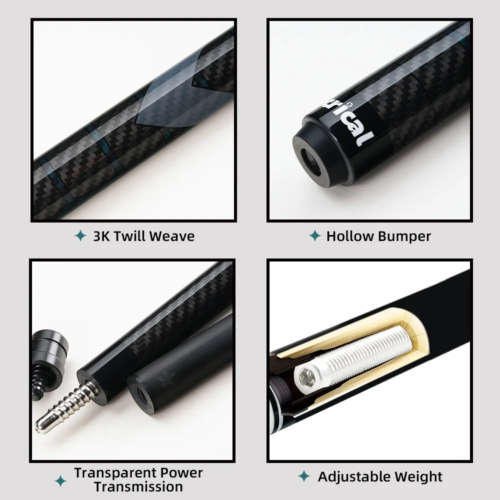 クリティカルカーボンファイバープールキュースティックカーボン