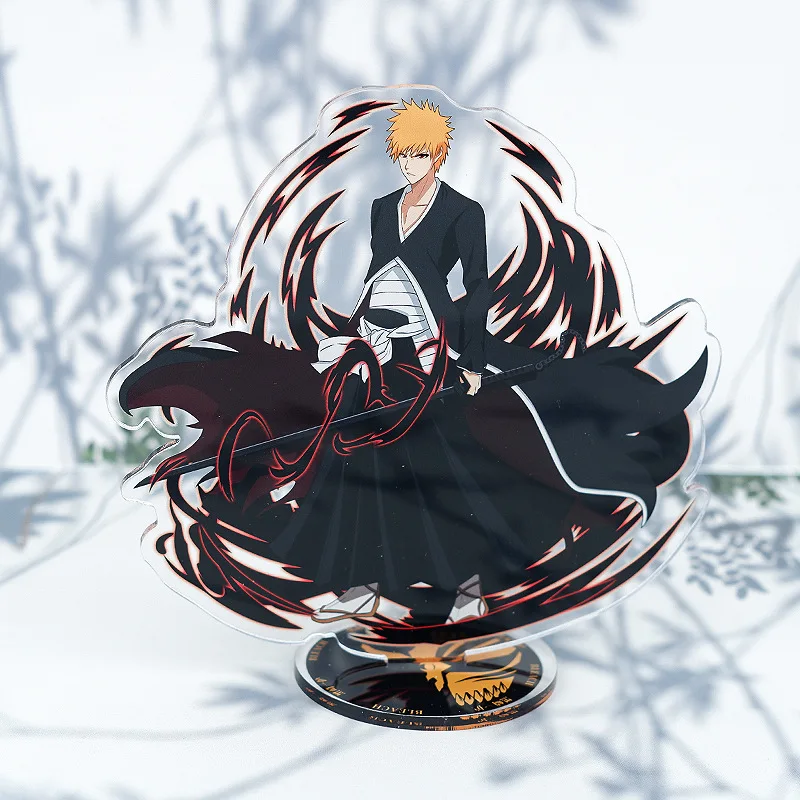 Anime BLEACH Kurosaki Ichigo Fashion Desktop Stand HD Figure Collection  Gift #15