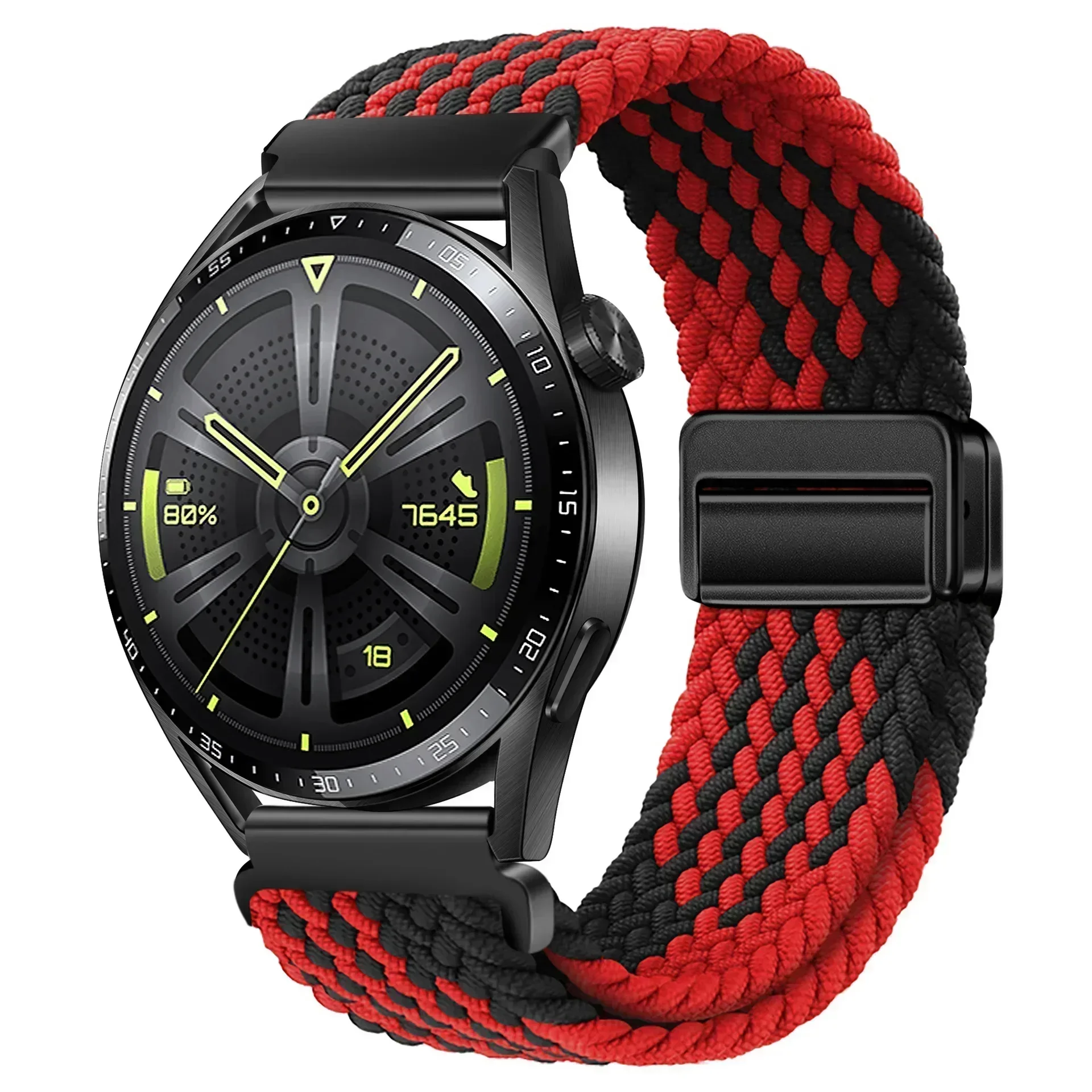 Magnetic Braided Nylon Watch Band - 20mm/22mm
