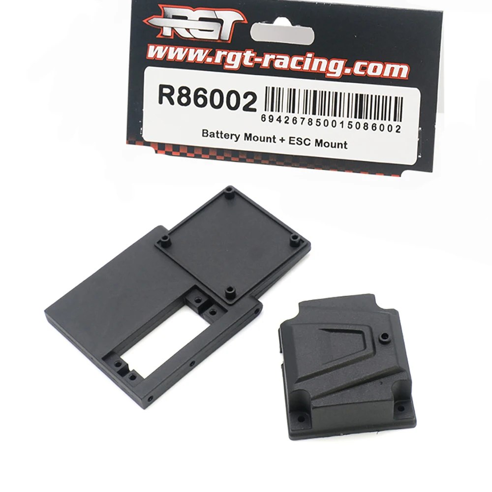 RC 자동차 부품 1/10 RGT EX86100 플라스틱 서보 수신기 박스 커버 배터리 마운트 ESC 마운트 R86002 크롤러 오리지널 액세서리, rc카 파츠 부품