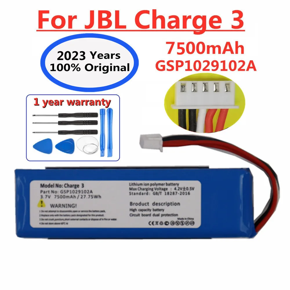 

2023 Years New Original Speaker Replacement Battery For JBL Charge 3 Charge3 CS-JML330SL Special Edition Bluetooth Audio Bateria