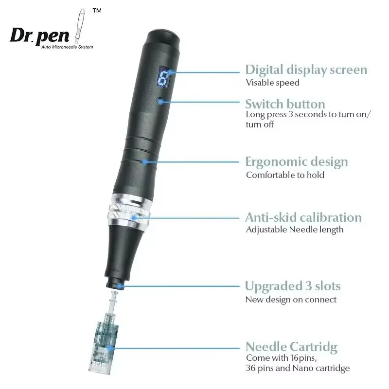Microneedling Derma Pen Dr pen Ultima M8 with 22 sticks Cordless